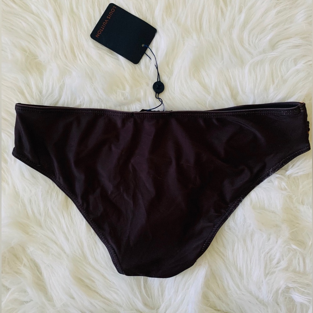 Louis Vuitton Brown & Tan Monogram Bikini Bottom - Picture 3 of 4